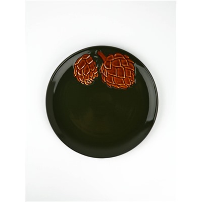 Блюдо новогоднее «Зимний лес», d=27 см