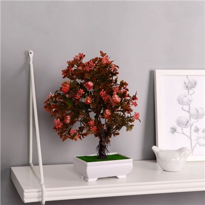 Бонсай искусственный в горшке «Деревце очарованье», 10×22 см, МИКС