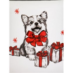 Кружка новогодняя керамическая «Корги», 450 мл