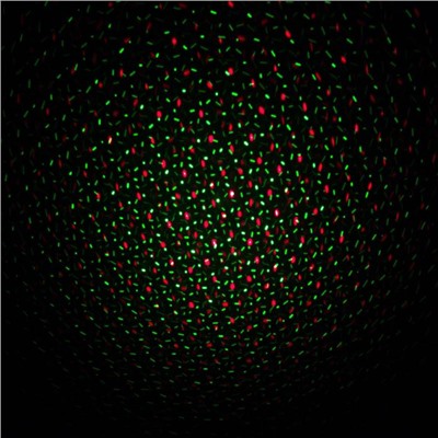 Световой прибор «Точки», IP65, пульт ДУ, свечение красное/зелёное, 12 В