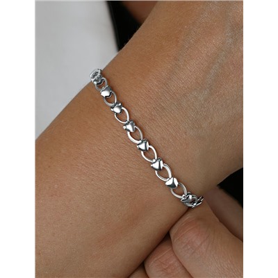 Браслет из серебра родированный 925 пробы 1-009р