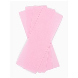 Полоски для депиляции, 20×7 см, 100 шт., розовые