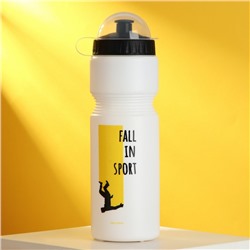 Бутылка для воды Fall in sport, 750 мл, белая