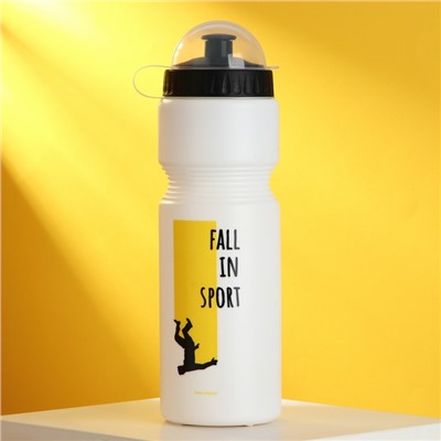 Бутылка для воды Fall in sport, 750 мл, белая