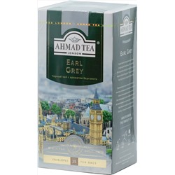 AHMAD TEA. Classic Taste. Earl Grey карт.пачка, 25 пак.