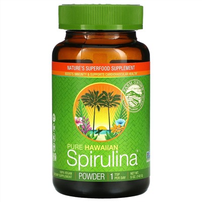 Nutrex Hawaii, Pure Hawaiian Spirulina, порошок, 142 г (5 унций)