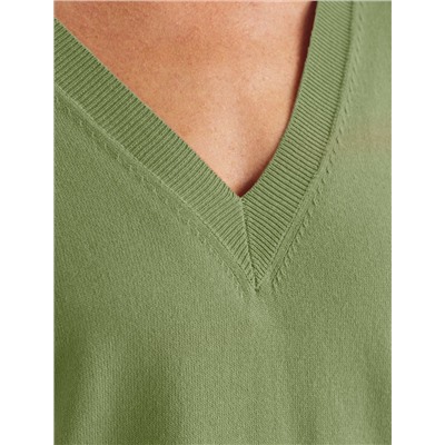 Джемпер тонкой вязки из вискозы с нейлоном