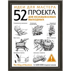 АСТ The King of Random "Идеи для мастера. 52 проекта для незабываемых выходных"