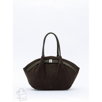 Сумка женская кожаная 2346YF gray green Polina&Eiterou  в Новосибирске