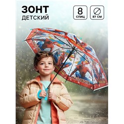 Зонт детский, 8 спиц, Ø 87 см, Человек-паук