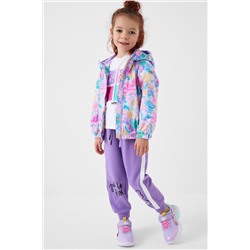 Куртка текстильная с полиуретановым покрытием для девочек (ветровка) PLAYTODAY, 1240297