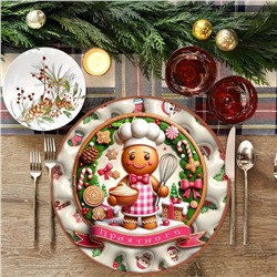 Универсальный и очень красивый коврик, противоскользящий, диаметр 300мм