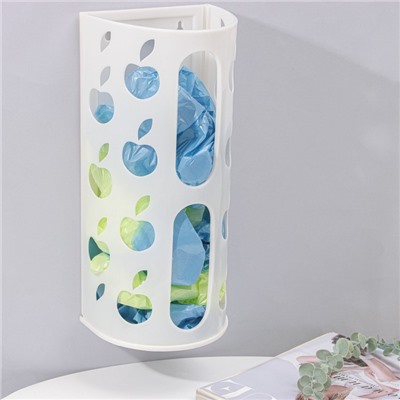Корзина для пакетов Darel plastic «Яблоко», пластик, 16×13.5×37.5 см, МИКС