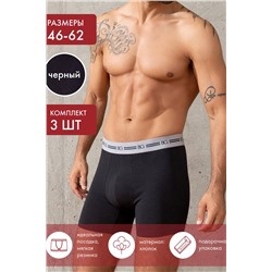 Набор трусов (3 шт.)  муж BeGood UM1202G Underwear черный
