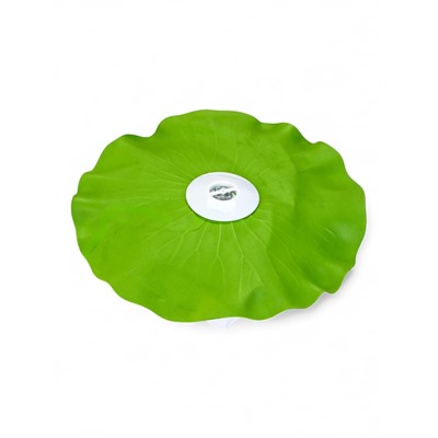 Садовая фигура - фонарь «Лотос», 28×28×9 см, для водоёмов, белая