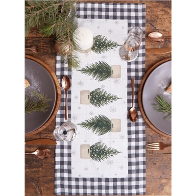 Дорожка на стол «Этель» Happy New Year 30×70 см, 100% хлопок, саржа 190 г/м²