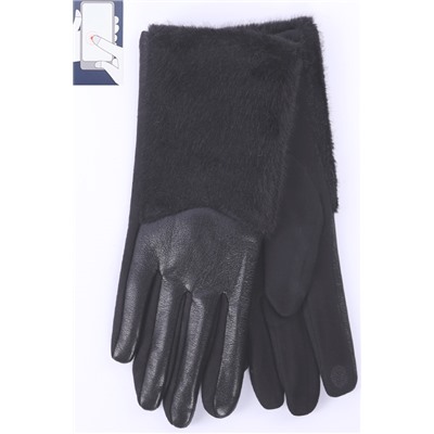 Перчатки жен. LuMeiJia  A-3 мех/сенсор