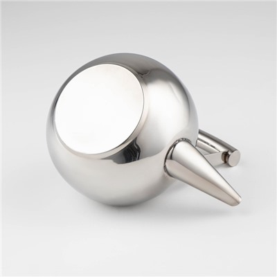 Заварочный чайник «Жуан», 1 л, металлическое сито, нержавеющая сталь, хромированный