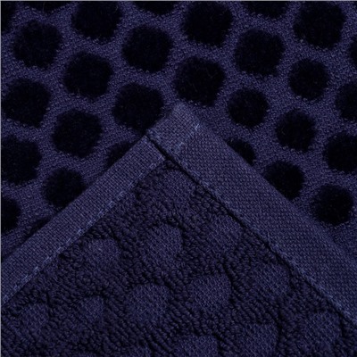 Полотенце махровое Love Life «Комфорт» 50×90 см, темно-синий, 100% хл, 500 г/м²