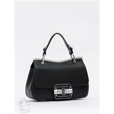 Сумка женская кожаная 6061Q black Polina&Eiterou  в Новосибирске