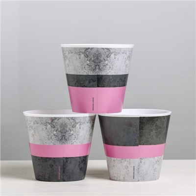 Набор кашпо для цветов 3 в 1 «Лофт», 0.8 л, 11×12 см