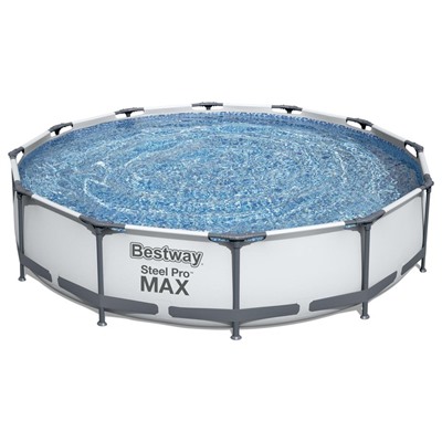 Бассейн каркасный Bestway Steel Pro MAX 56416, 366×76 см, фильтр-насос, круглый