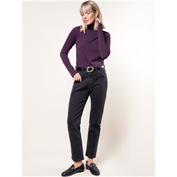 Джинсы mom-fit из эластичного денима