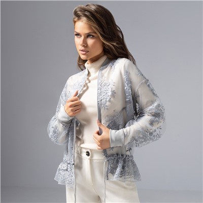 Бомбер с вышивкой, Роскошное решение (new)