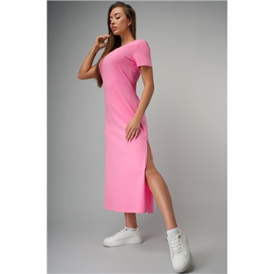 Однотонное женское платье-футболка Happyfox