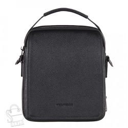 Сумка мужская кожаная 9913-2H black  Heanbag