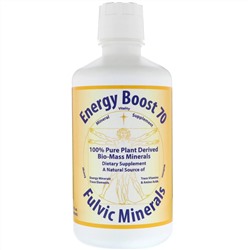 Morningstar Minerals, Energy Boost 70, фульвое минералы, 32 жидких унции (946 мл)