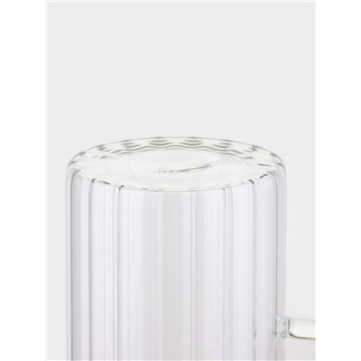 Кувшин Magistro «Богема. Дольки», 1 л, 15×9.3×22.5 см, с бамбуковой крышкой, стекло, прозрачный