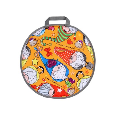 Ледянка мягкая Gnome, круглая, d=45 см, толщина 1.2 см, рисунок МИКС