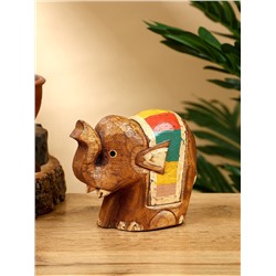 Сувенир «Слонёнок», 11×5×9 см, дерево, бежевый