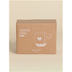 Кружка SL Home «Сердце», 520 мл, 13.5×9.6×9.8 см, керамика, белая