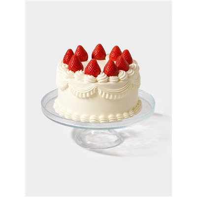 Подставка для торта Доляна Tasty, d=22 см, стекло, прозрачная