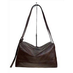 Женская сумка из искусственной кожи, цвет шоколад