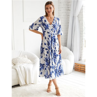 Платье из вискозы с лиоцеллом