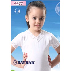 4477 / 477 футболка дев белый (BAYKAR)