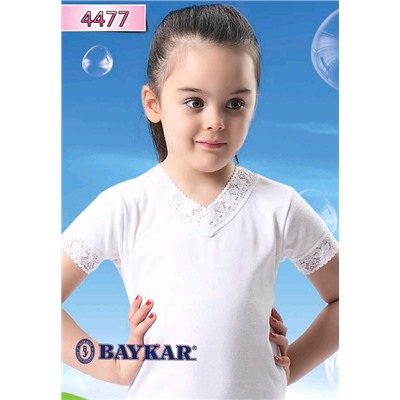 4477 / 477 футболка дев белый (BAYKAR)