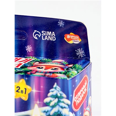 Свеча с картинкой своими руками на новый год «Зимняя сказка», набор для творчества