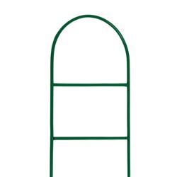 Шпалера, 140×30×1 см, металл, зелёная, «Лестница»