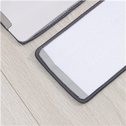 Швабра с отжимом и ведром Raccoon, ведро с отсеками, швабра плоская, 2 кармана, 32×12×142 см, дополнительная насадка из микрофибры