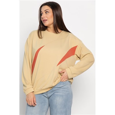 Свитшот Ритм города (бежевый) Б15005-3М