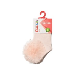 Нарядные Conte-kids Tip-Top Хлопковые носки с декоративным бантом из фатина
