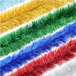 Гирлянда "Норка" голографическая д.100мм, дл.2м