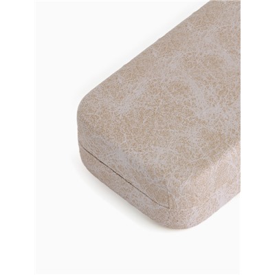 Футляр для очков на хлопушке, размер 16×6.5×3 см, молочный