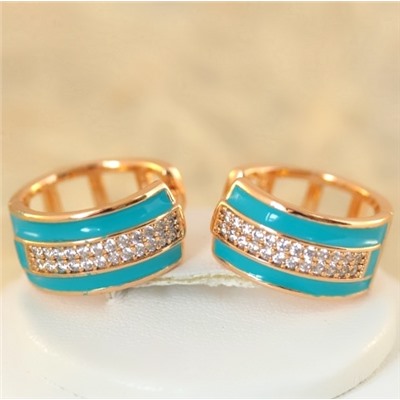 Серьги позолота H01-13400