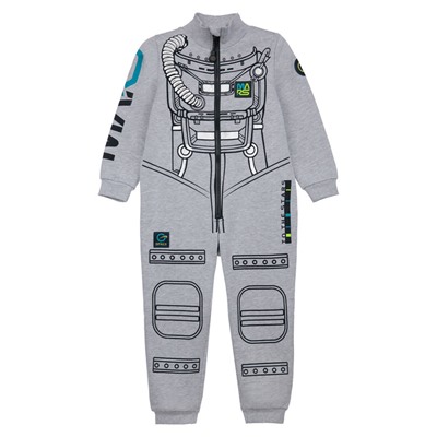 Комбинезон из футера с начесом для мальчика