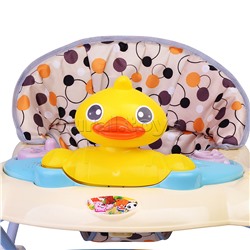 Ходунки "Хитрая уточка" (цвет голубой)